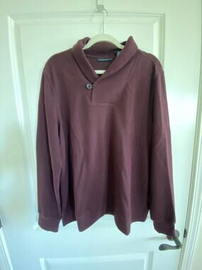 Perry Ellis Men’s Large Burgundy pullover L